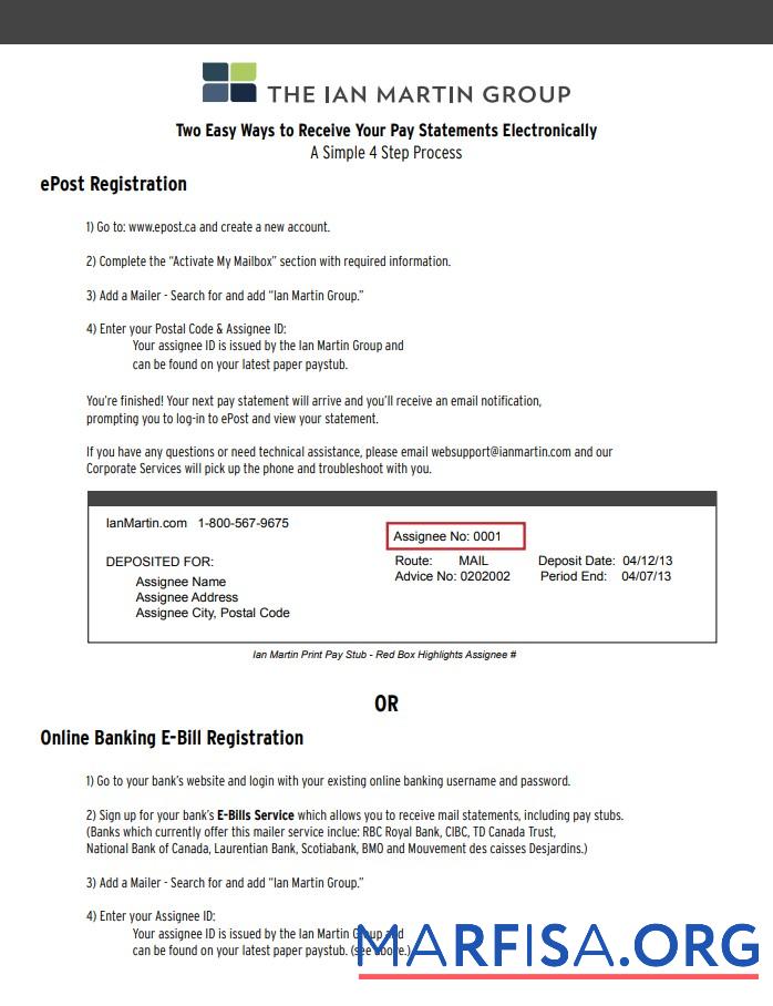 Blank The Ian Martin Group sample